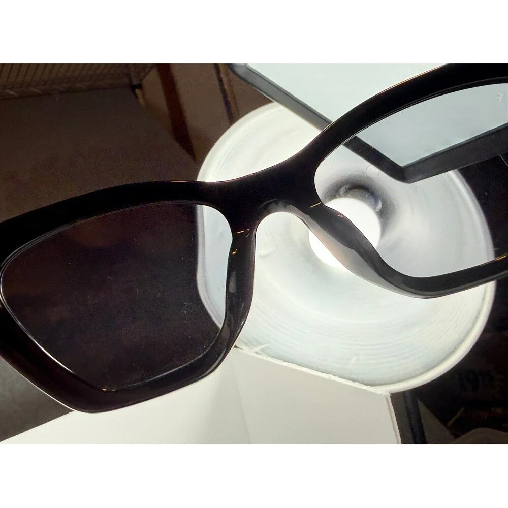 DIFF Eyewear Camila BK GR246 Women's Black Cat Eye Sunglasses 58mm UV Protection